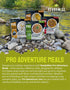 2 1 680 37g 5 ReadyWise Outdoor Pro Adventure Meal - Pork Chile Verde with Beans, Servings, Pouch, Gluten Free