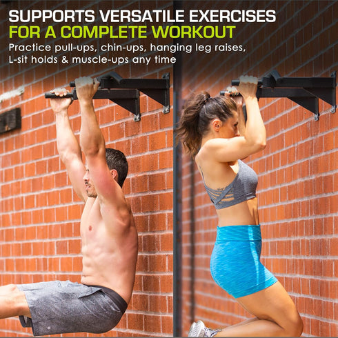ProsourceFit Pull Up Bar for Home Gym & Multi Use Fitness Exercise