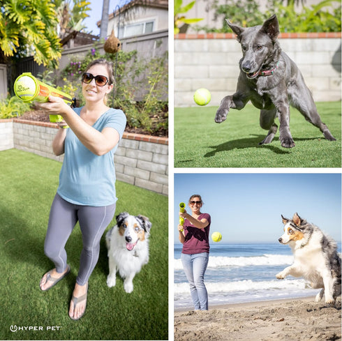 Hyper Pet K9 Kannon Dog Ball Thrower, All Breeds Up To 60 Pounds, Includes 2.5 Inch Tennis Ball