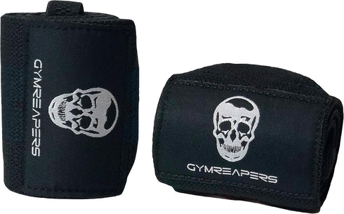 Gymreapers 18" Weightlifting Wrist Wraps (IPF Approved) with Heavy Duty Thumb Loop, Best Support for Powerlifting