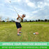 GoSports 3 Pack Golf Alignment Training Sticks - 48 Inch Practice Rods