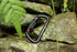 FresKaro 3inch Auto Locking Carabiner Clips, Heavy Duty Aluminum Keychain, Solid D Shape