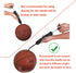 SKOLOO 10" Portable Hand Air Ball Pump Inflator Kit with Needle, Nozzle, Extension Hose for Sports Balls and Inflatables