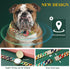 Gold Chain Dog Collars with Personalized Diamond - Cuban Link 19MM Heavy Duty Chew Proof, AirTag Holder (XL: 22"-26")