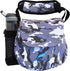 Kestrel Black Disc Golf Bag, Fits 6-10 Golf Discs + Bottle, Durable Canvas, Small Sling/Shoulder Bag