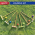 Set ropoda Six-Player Croquet with Wooden Mallets, Colored Balls, Sturdy Carrying Bag for Adults &Kids, Perfect