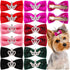 Dog Hair Crown Bows with Clips for Small Dogs, 20pcs Cute Handmade Grooming Bowknot Alligator Clips for Puppies