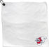 Team Golf NCAA Microfiber Towel - 15" X 15" (White) with Carabiner Clip | Premium Quick Dry Golf Cleaning Towel