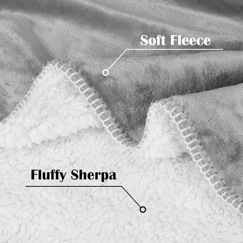Kritter Planet Waterproof Small Dog Blanket, Soft Washable Furniture Protector, Reversible Sherpa Fleece Couch Cover
