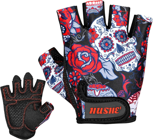 Hushe' Weight Lifting Gloves Workout Gloves Gym Gloves Cycling Gloves for Women for