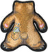FUZZU Durable Dog Toy with Squeaker, Tough Chew Toy, Wild Woodies - A Bear Named Pierre, Medium 9"