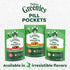 3 oz. (85 Greenies Feline Pill Pockets for Cats Natural Soft Cat Treats, Chicken Flavor, Pouch Treats)
