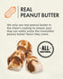 Canine Naturals Natural Peanut Butter Chew, Mini Knot, 12 Pack, 100% Rawhide Free Dog Treats with Real Peanut Butter