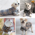 Soft Casual Dog Plaid Shirt, Gentle Western Pet Clothes, Cotton Dog Shirt with Bow Tie for Wedding, Christmas Costumes