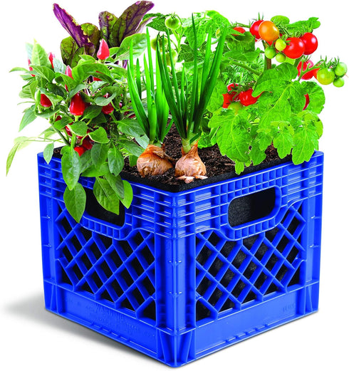 L121212 Smart Pot Milk Crate Liner - 12" x 12" x 12", Black