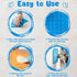 Licking Mats for Dogs and Cats - Slow Feeder Lick Pad with Suction Cups, Crate Training Pet Toy, 2 Lick Mats