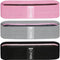 Gymb Premium Resistance Bands for Working Out, Non Slip Cloth Booty Bands for Glutes, Thighs & Legs, 3 Levels