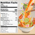 11.6oz 11 Dried Ramen Toppings Mixed Dehydrated Seafood & Vegetables with Shrimp, Crab & Fishcake, Freeze-Dried Veggies