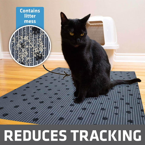 Drymate Original Cat Litter Mat, Waterproof, Machine Washable, Soft on Kitty Paws, 28”x36”