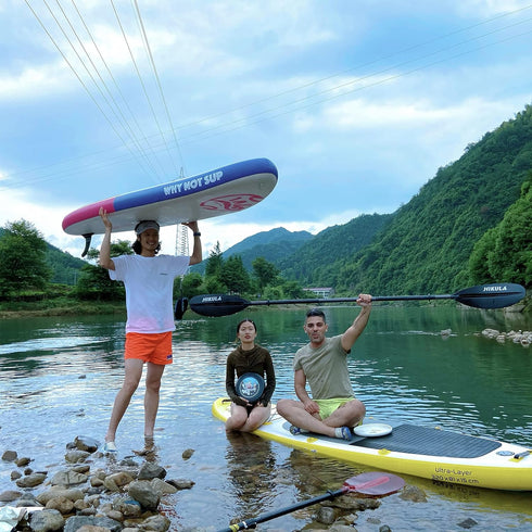 Kayak Paddle 4 Pieces, Lightweight Aluminum Shaft and PP Blade, 90.5inch/230cm Floating Oars