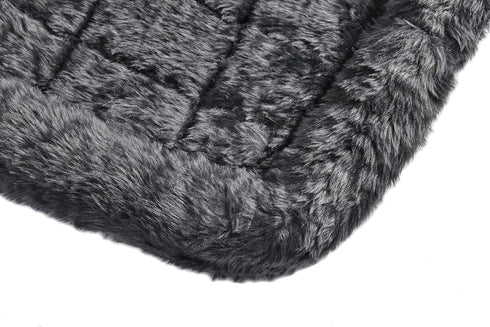 MidWest Homes for Pets Bolster Dog Bed, 48L-Inch Gray Dog Bed with Comfortable Bolster, Ideal for Extra Large Dog