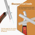 Hoof Knife Sharpener, 5 Inch Farrier Tool Honing Rod with Diamond Coating for Sharp Hoof Knives