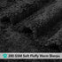 PetAmi Dog Blanket for Small Dogs Black - Fluffy Soft Sherpa Fleece Blanket for Cat & Dog, Washable 24x32