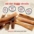(9-12 Inch, 16 Oz.), Natural Farm Bully Chips Digestible Beef Cheek from Grass-Fed Cows, Non-GMO, Grain-Free, Natural