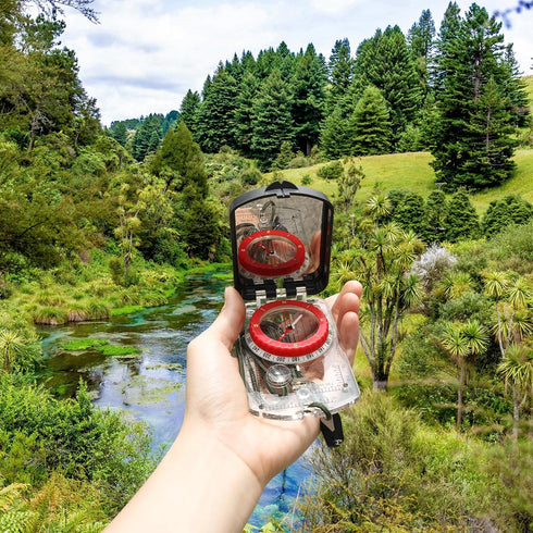 Set Backpacking Compass Hiking Survival, Wilderness Survival Compass for Kids- Magnetic Gear Navigation Map- Camping