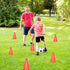 9 inch (Sets 10/15/ 20) Alyoen Orange Traffic Cones, Plastic Sports Cones, Soccer Training Cones for Outdoor Activity