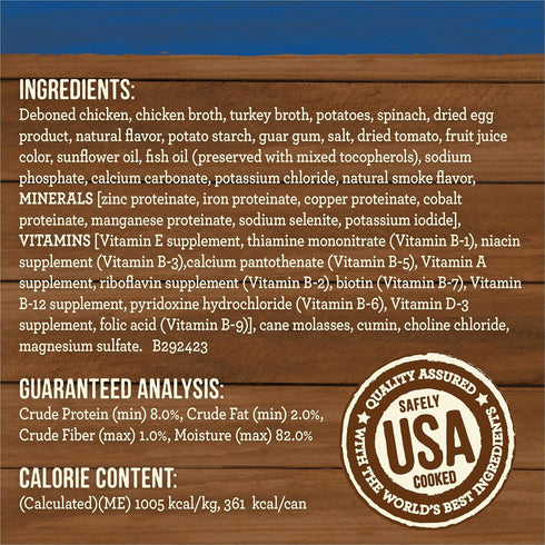 (Pack 12) 12.7 oz. Merrick Slow-Cooked BBQ Premium Real Meat Grain Free Canned Adult Dog Food, Memphis Style