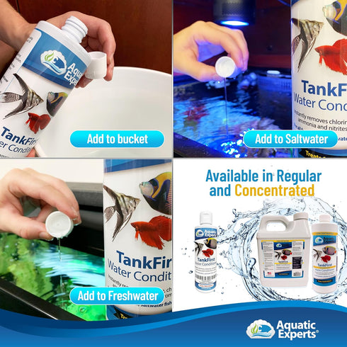 TankFirst Complete Aquarium Water Conditioner, 250 ml, Removes Chlorine and Detoxifies Ammonia