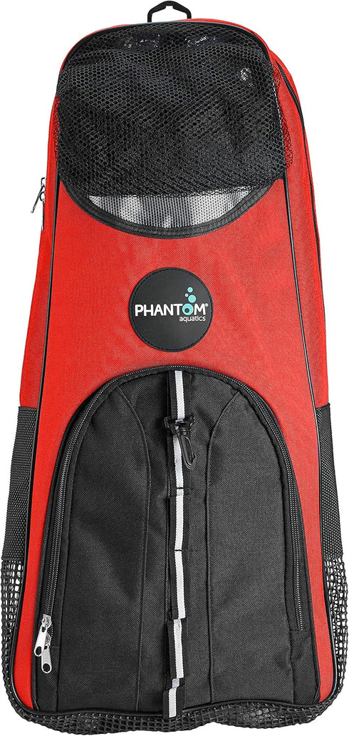 Phantom Aquatics Rapido Snorkeling Backpack, Fits Snorkel Mask Fin Set, Ideal Snorkel Travel Bag for Water Sports