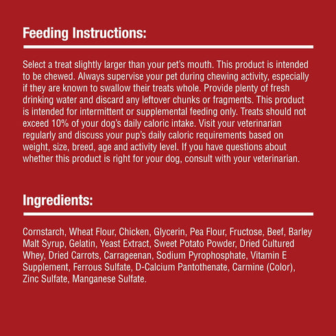 SmartBones Real Sirloin Mini Chews - 30 Count, Pack of 1