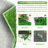 28"18" Hompet Dog Grass Pads, Puppy Turf Potty Training Pads, Artificial Turf for Dog Systems Replacement Grass Mats