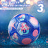 Size 3 Soccer Ball Glitter, Girls Soccer Ball Size 3, Beginners Sports Ball for Outdoors Recreation, Christmas Gifts
