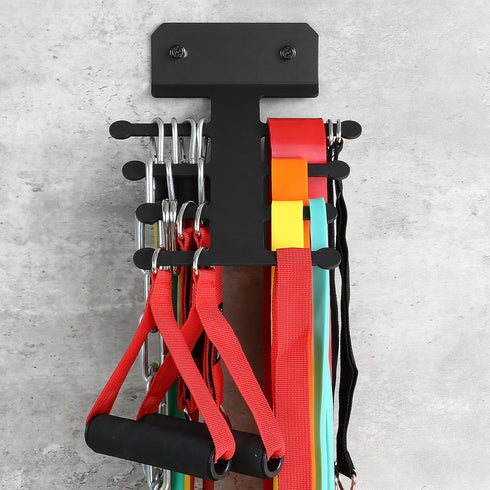Resistance Rack Band Storage Hanger Gym Equipment Organizer Pull Up Bands Jump Ropes, Storage Rack for Home Gym by Lovind