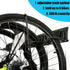 Ultrawall Stainless Steel Bike Storage Rack, 6 Bike Storage Hanger Wall Mount, Holds Up to 300lbs, Black