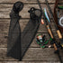 3pcs 1.5m SUPVOX Foldable Fishing Nets with Black Handle, Portable Mini Live Bait and Shrimp Transport Basket