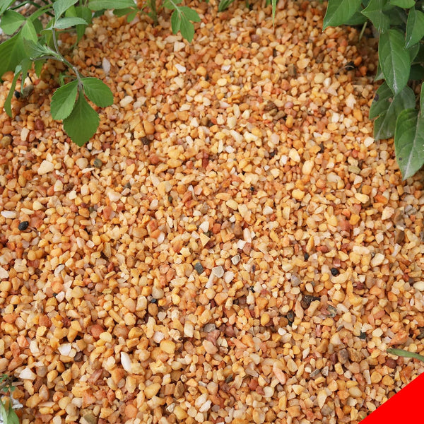 18LB Aquarium Gravel Mix Rocks for Terrarium, Fairy Gardening, Succulent, Cactus Bonsai DIY (6mm-8mm)
