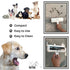 ATE Pro. USA 5 Set, Set, Puppy Supplies Starter Kit, pc Retractable Leash, Studded Leather Collar, Pet Grooming Brush