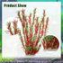 Large Aquarium Plastic Plants, Tall Aquarium Plants, Big Aquarium Plastic Plants for Fish Tanks Decor, 21.26" Height (Red Green, 2pcs) by CAPASTEC