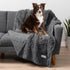PetAmi Waterproof Dog Blanket for Small Medium Dogs, Calming Fleece Cat Blanket, Couch Protector Washable Sherpa Faux