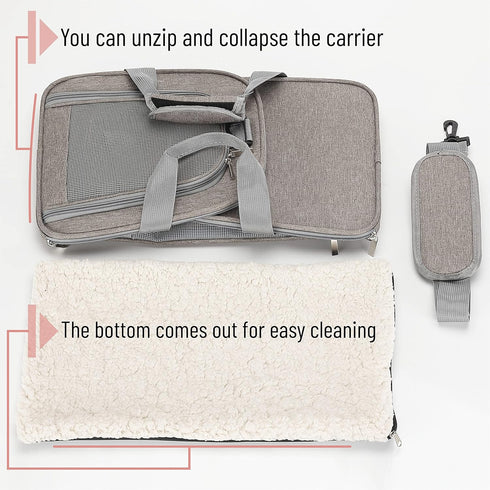 Mr. Pen Pet Carrier - Soft Cat & Dog Travel Carrier Bag, Cat Travel Carrier, Dog Soft-Sided Carriers, Pet Travel Carrier
