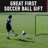 Franklin Sports Soccer Balls - Youth + Adult - Size 3, 4 + 5 - Single + Bulk Packs - Black + White