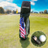 Golf Club Brush and American Flag Golf Towels, Cleaning Kit, Golf Accessories Cleaner Tool with Strong Magnet