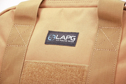 LA Police Gear Tactical Soft Pistol Case, Nylon Handgun Storage Case, Grey