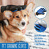 Pets First Dog Grooming Gloves, Professional Deshedding Mitt Tool for Small, Medium, or Large Dogs & Cats