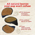 Natural Farm Bacon & Cheese Flavor Filled Cow Hooves for Dogs, 4-Pack