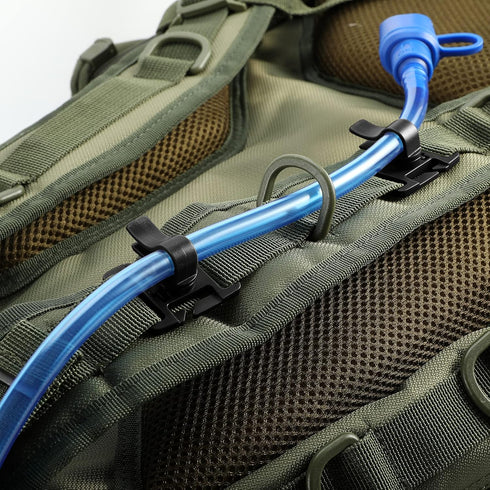 FRTKK Molle Accessories Kit with 34 Attachments for Tactical Backpack Belt Vest D-Ring Locking Gear Clip
